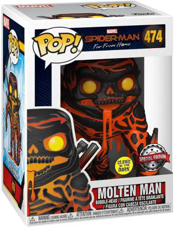 Figurine pop L'Homme de Métal - Brillant dans le noir - Spider-Man : Far from Home - 1