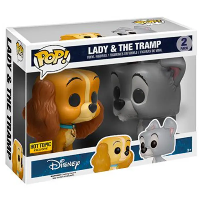 Figurine pop Lady avec The Tramp - La Belle et Le Clochard - 2