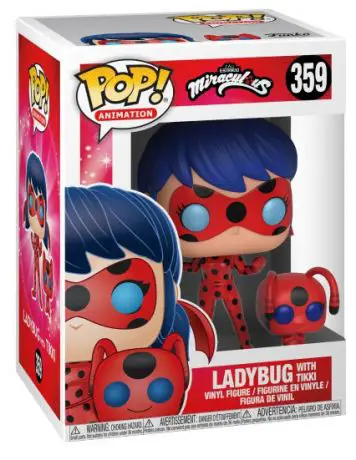 Figurine pop Ladybug avec Tikki - Miraculous : Les Aventures de Ladybug et Chat Noir - 1