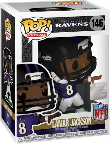 Figurine pop Lamar Jackson - NFL - 1