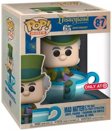 Figurine pop Le Chapelier Fou dans une tasse - 65 ème anniversaire Disneyland - 1