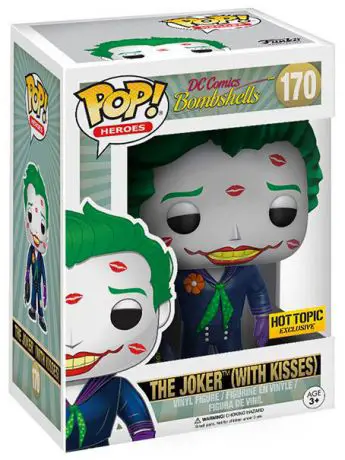 Figurine pop Le Joker - Bisous - DC Comics Bombshells - 1