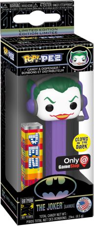 Figurine pop Le Joker (Gamer) - Brillant dans le noir & Pez - Batman - 1