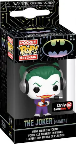 Figurine pop Le Joker (Gamer) - Porte-clés - Batman - 1