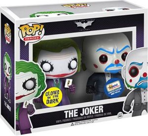 Figurine Le Joker & Joker Braqueur de Banque (The Dark Knight) – Brillant dans le noir – 2 Pack – The Dark Knight Trilogie