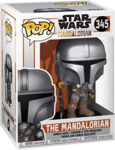 Figurine Le Mandalorien – Chromé – Star Wars The Mandalorian- #345