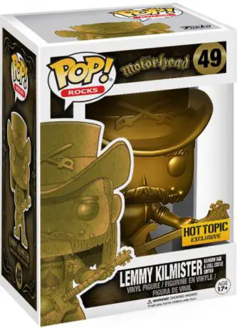 Figurine pop Lemmy Kilmister - Or - Motörhead - 1
