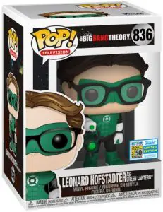 Figurine Leonard Hofstadter déguisé en Green Lantern – The Big Bang Theory- #836