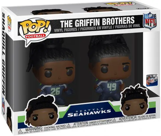 Figurine pop Les Frères Griffin - Seattle Seahawks - 2 Pack - NFL - 1