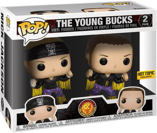 Figurine pop Les Young Bucks - Bullet Club - 1