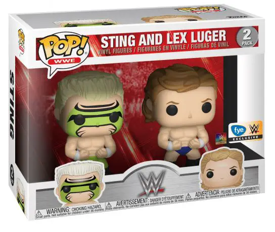 Figurine pop Lex Luger & Surfer Sting - 2 pack - WWE - 1