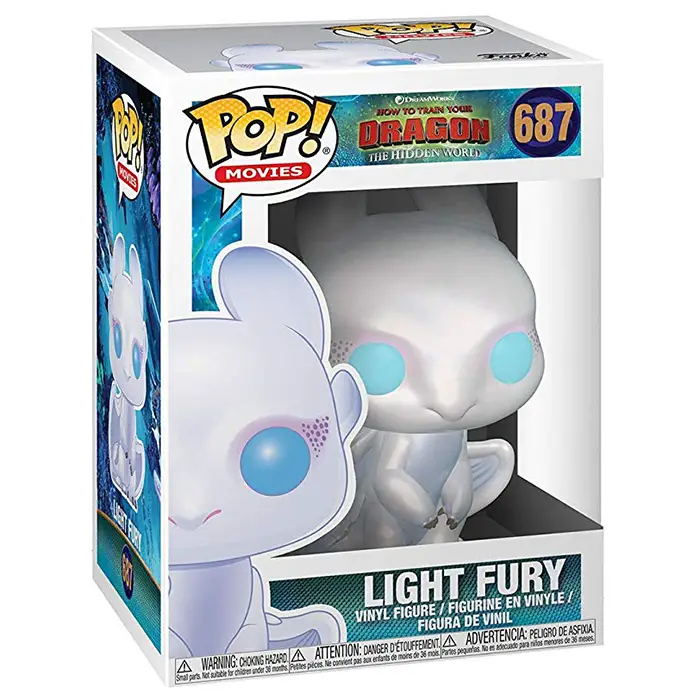 Figurine pop Light Fury - Dragons : le monde caché - 2