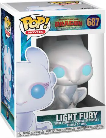 Figurine pop Light Fury - Dragons - 1