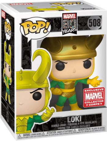Figurine pop Loki - Marvel 80 ans - 1