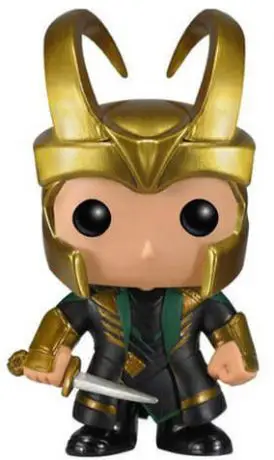 Figurine pop Loki avec casque - Marvel Comics - 2