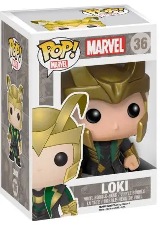 Figurine pop Loki avec casque - Marvel Comics - 1
