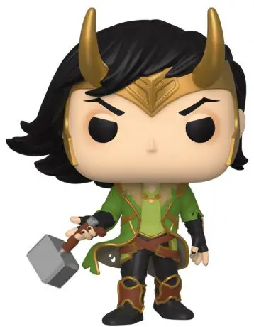 Figurine pop Loki tenant Mjolnir - Marvel Comics - 2