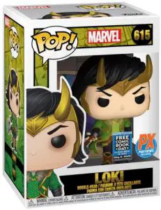 Figurine Loki tenant Mjolnir – Marvel Comics- #615