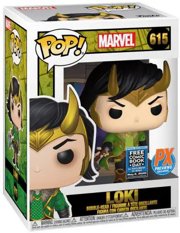 Figurine pop Loki tenant Mjolnir - Marvel Comics - 1