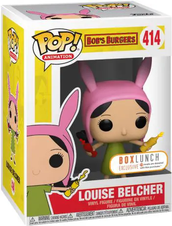 Figurine pop Louise Belcher avec Ketchup et Moutarde - Bob's Burgers - 1