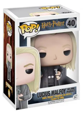Figurine pop Lucius Malfoy tenant prophétie - Harry Potter - 1