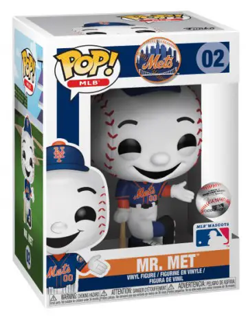 Figurine pop M. Met Bleu - MLB : Ligue Majeure de Baseball - 1