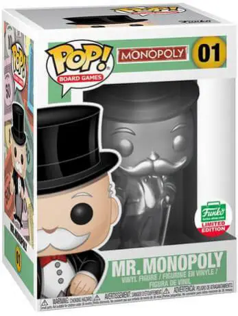 Figurine pop M. Monopoly - Argent - Monopoly - 1