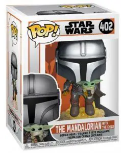 Figurine Mandalorien avec l’Enfant vole – Star Wars The Mandalorian- #402