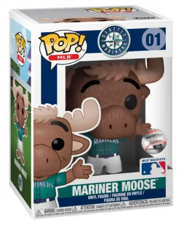 Figurine pop Mariner Moose Northwest Green - MLB : Ligue Majeure de Baseball - 1