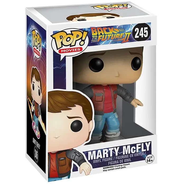 Figurine pop Marty McFly avec hoverboard - Retour Vers Le Futur - 2