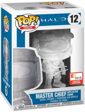 Figurine pop Master Chief avec Camouflage - Translucide - Halo - 1