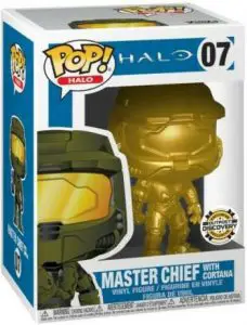 Figurine Master Chief avec Cortana – Or – Halo- #7