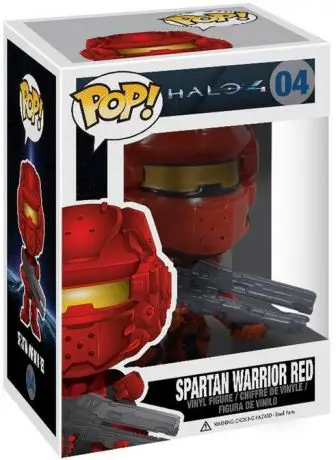 Figurine pop Master Chief Rouge - Halo - 1