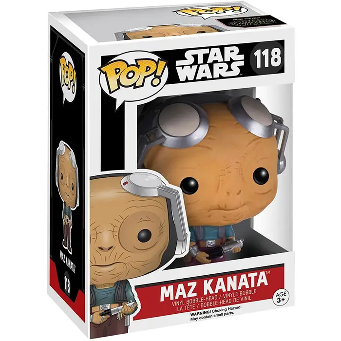 Figurine pop Maz Kanata avec lunettes sur la tête - Star Wars - 2