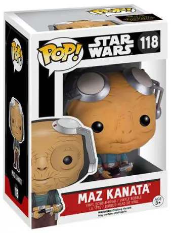 Figurine pop Maz Kanata - Lunettes relevées - Star Wars 7 : Le Réveil de la Force - 1