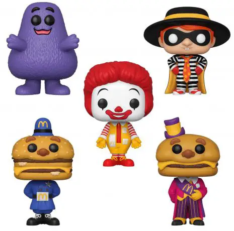 Figurine pop McDonalds - Pack 5 - McDonald's - 2