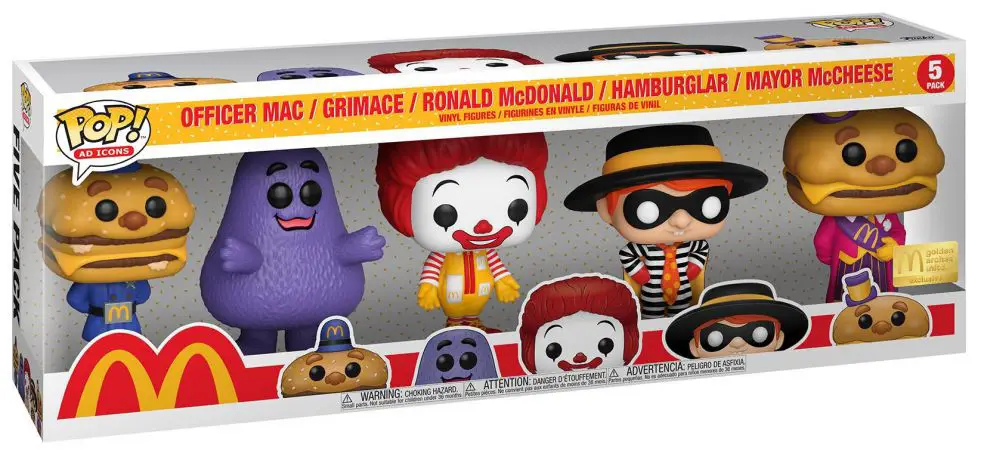 Figurine pop McDonalds - Pack 5 - McDonald's - 1