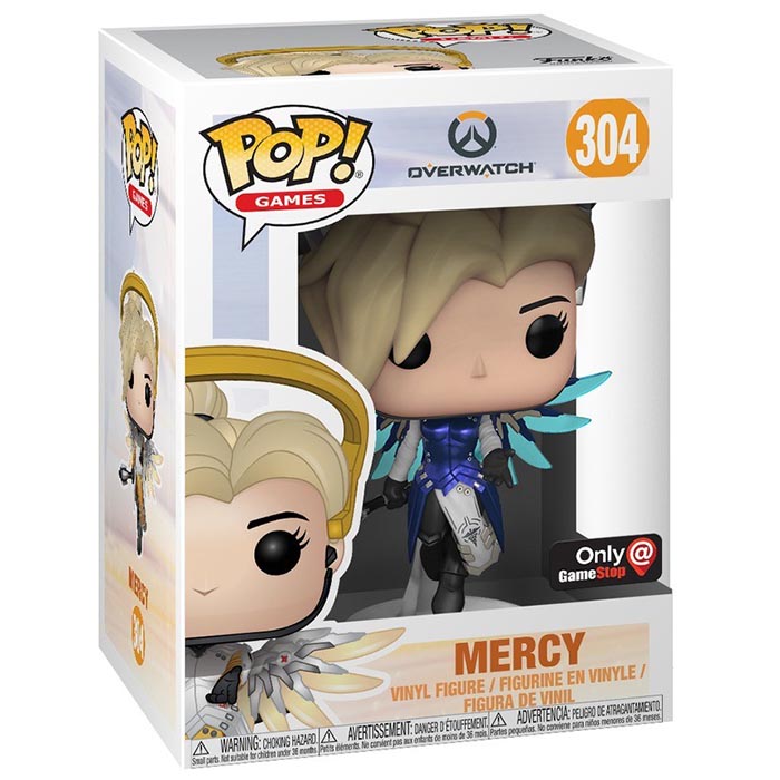 Figurine pop Mercy version cobalt - Overwatch - 2