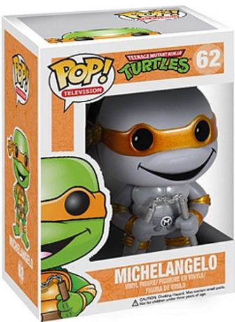 Figurine pop Michelangelo - Métallique - Tortues Ninja - 1
