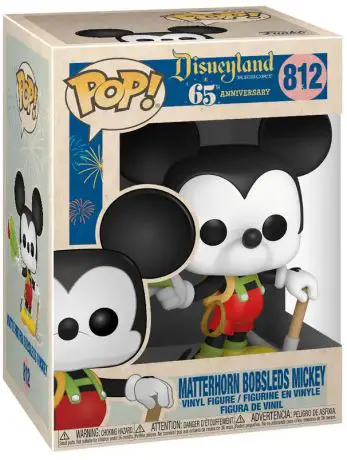 Figurine pop Mickey en culotte bavaroise - 65 ème anniversaire Disneyland - 1