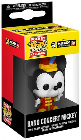 Figurine pop Mickey - La Fanfare - Porte-clés - Mickey Mouse - 90 Ans - 1