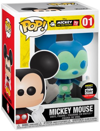 Figurine pop Mickey Mouse - Bleu et Vert - Mickey Mouse - 90 Ans - 1