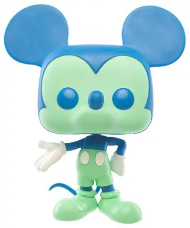 Figurine pop Mickey Mouse - Bleu et Vert - 25 cm - Mickey Mouse - 90 Ans - 2