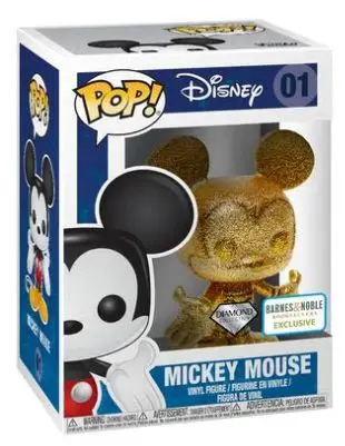 Figurine pop Mickey Mouse - Pailleté & Or - Mickey Mouse - 1