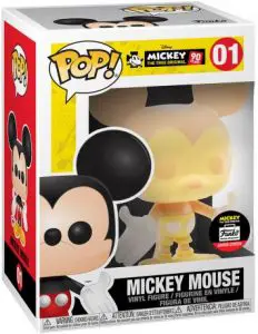 Figurine Mickey Mouse pêche et crème (NYC Exhibition) – Mickey Mouse – 90 Ans- #1