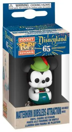 Figurine pop Mickey Mouse porte-clés - 65 ème anniversaire Disneyland - 1