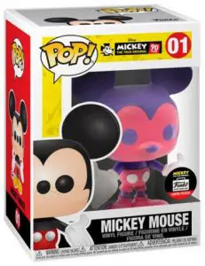 Figurine Mickey Mouse – Rose et Violet – Mickey Mouse – 90 Ans- #1