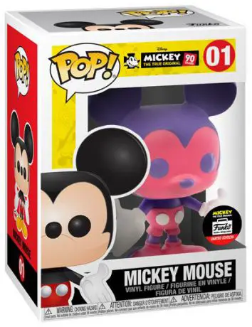 Figurine pop Mickey Mouse - Rose et Violet - Mickey Mouse - 90 Ans - 1