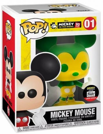 Figurine pop Mickey Mouse - Vert et Jaune - Mickey Mouse - 90 Ans - 1