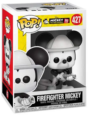 Figurine pop Mickey Sapeur Pompier - Mickey Mouse - 90 Ans - 1
